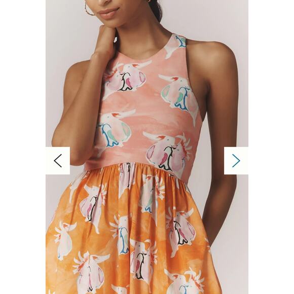 Anthropologie Rachel Antonoff Cockatoo Dress Medium - Picture 3 of 9